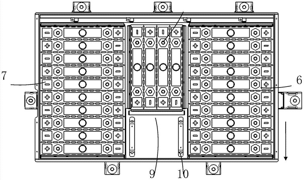 Cell box convenient for cell installation positioning and with damping mechanism