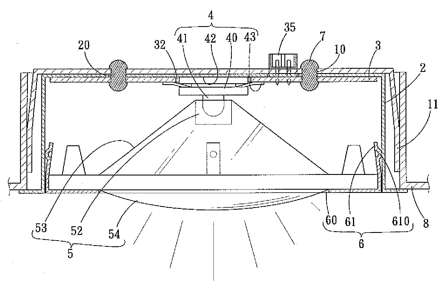 Illumination Device for Kitchen Hood