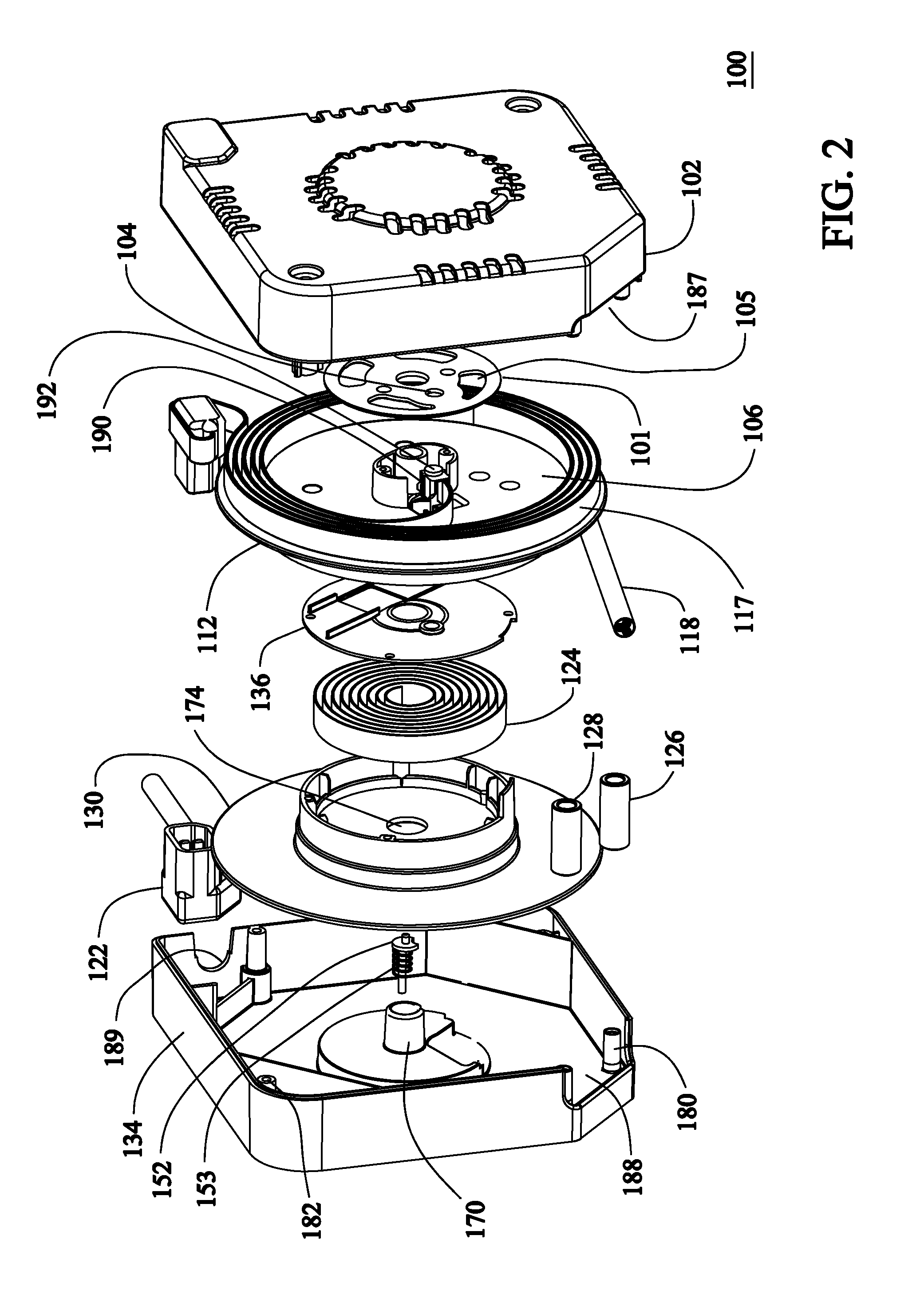 Rotatable cable guide for retractable cord reel