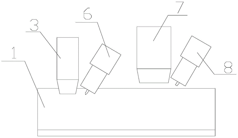 High-efficiency single-pass one-side welding with back formation method for moderately thick plate butting