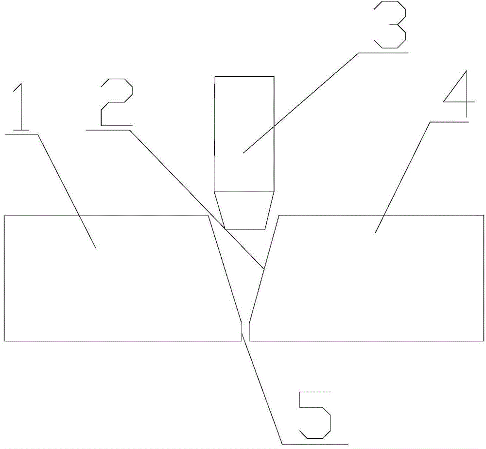 High-efficiency single-pass one-side welding with back formation method for moderately thick plate butting