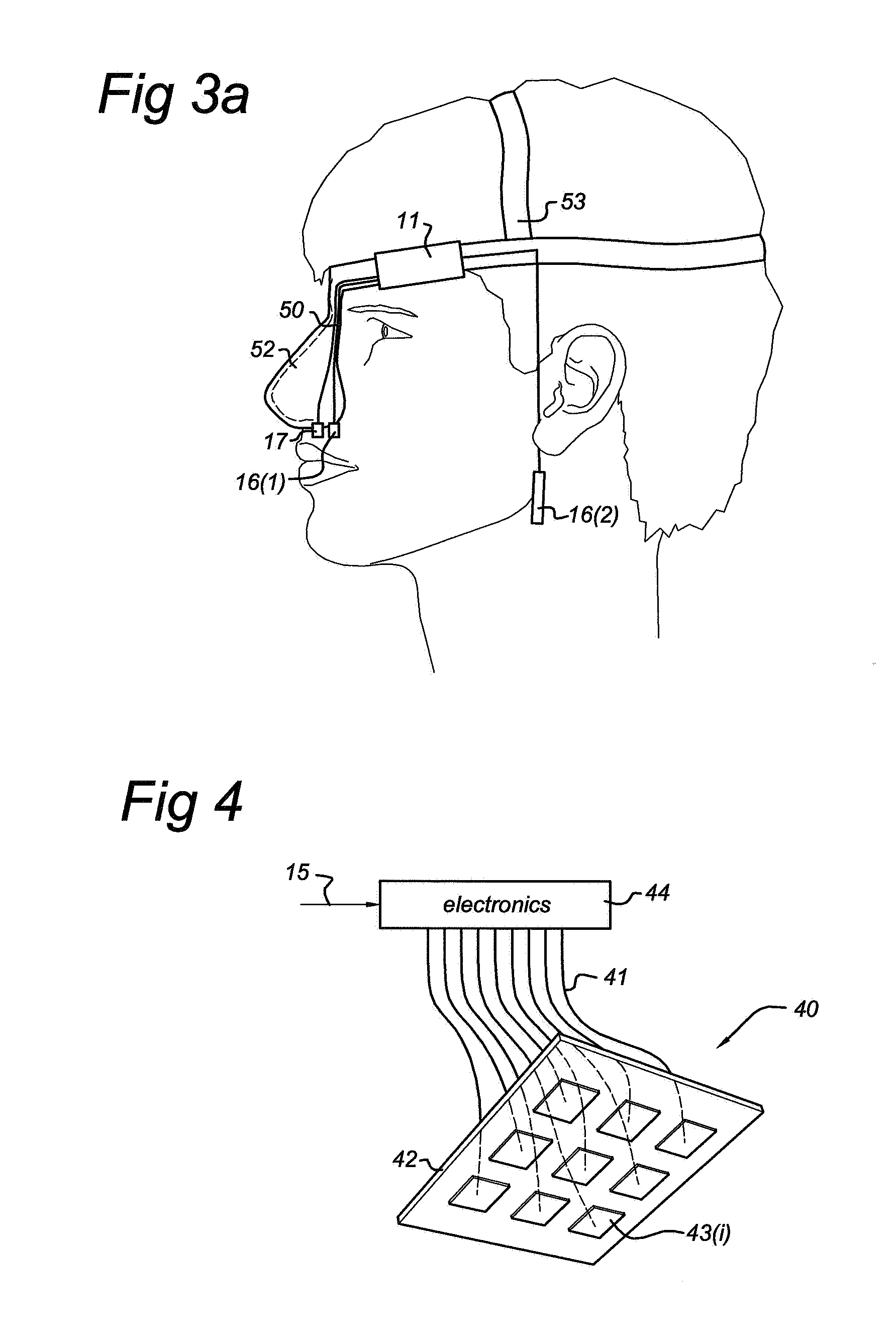 Nose stimulator for producing a stimulation signal to a nose