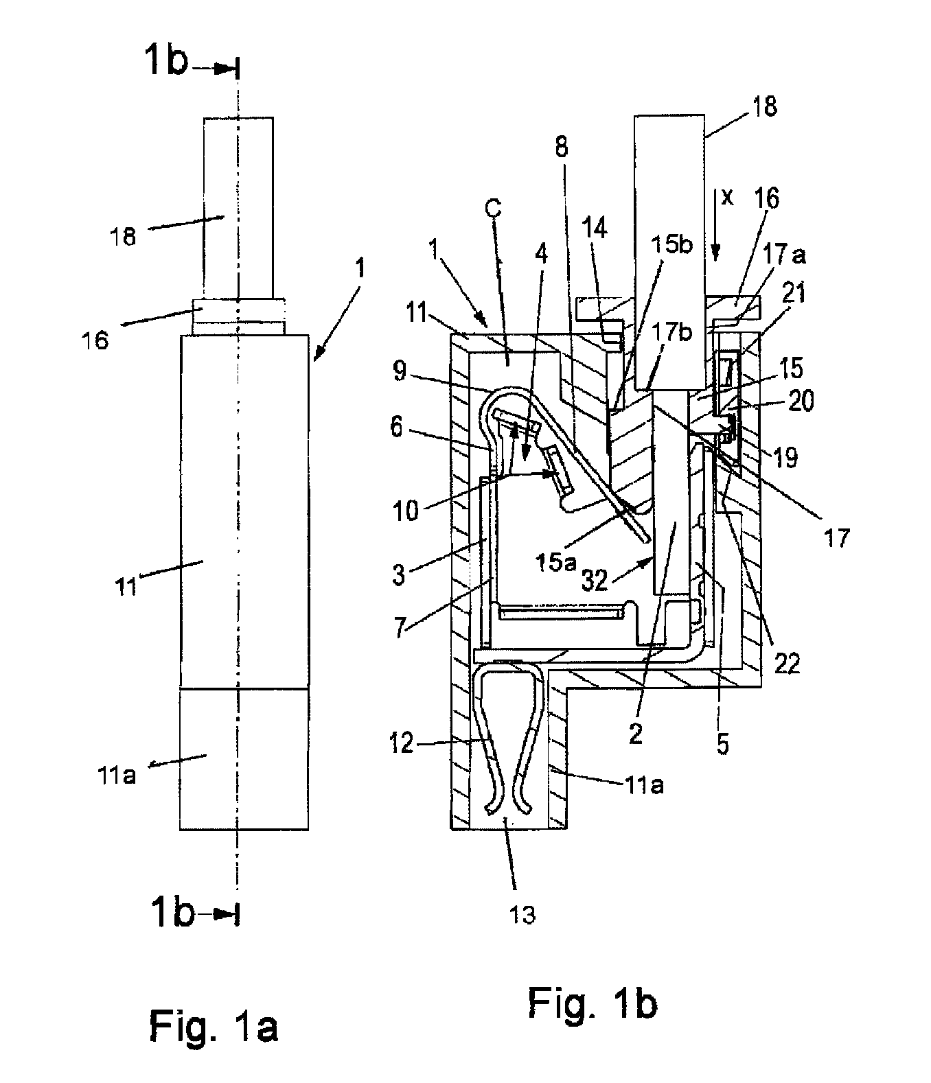 Terminal for connecting lead ends