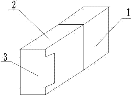 Low-heat-conduction multi-layer mullite brick and preparation method thereof