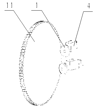 Exposed gear automatic lubricating device