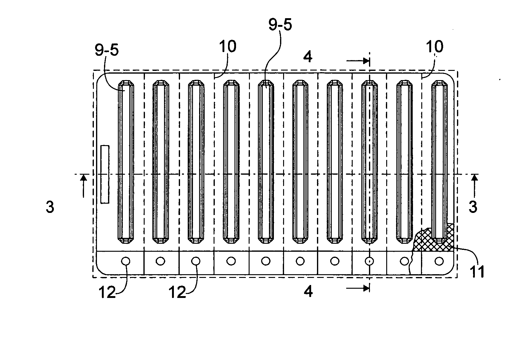 Blistered rapid diagnostic test with incorporated moisture absorbent material