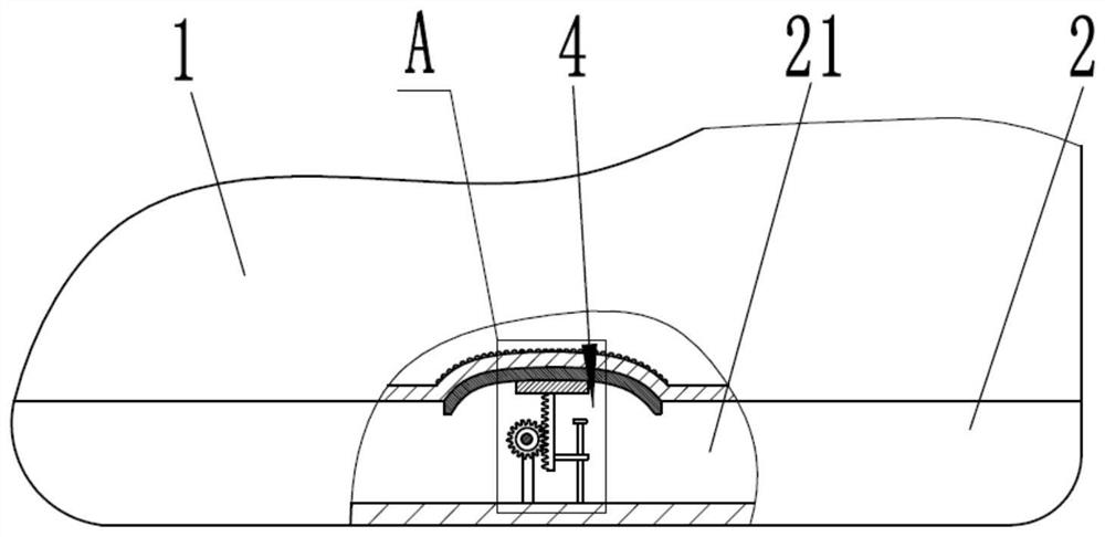 Baby shoe with correction function