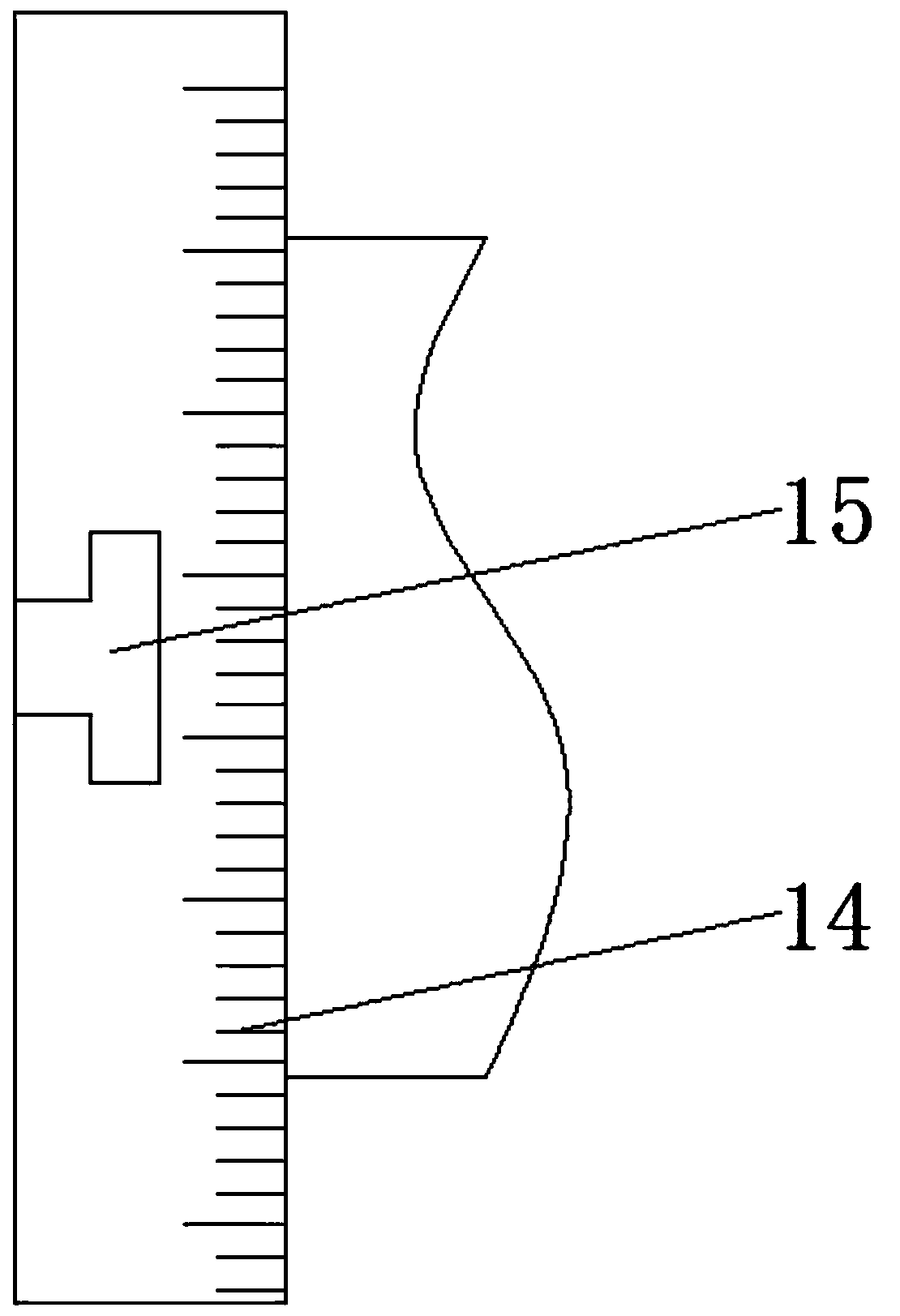 Four-shaft adjustable overturning clamp for engine support bracket