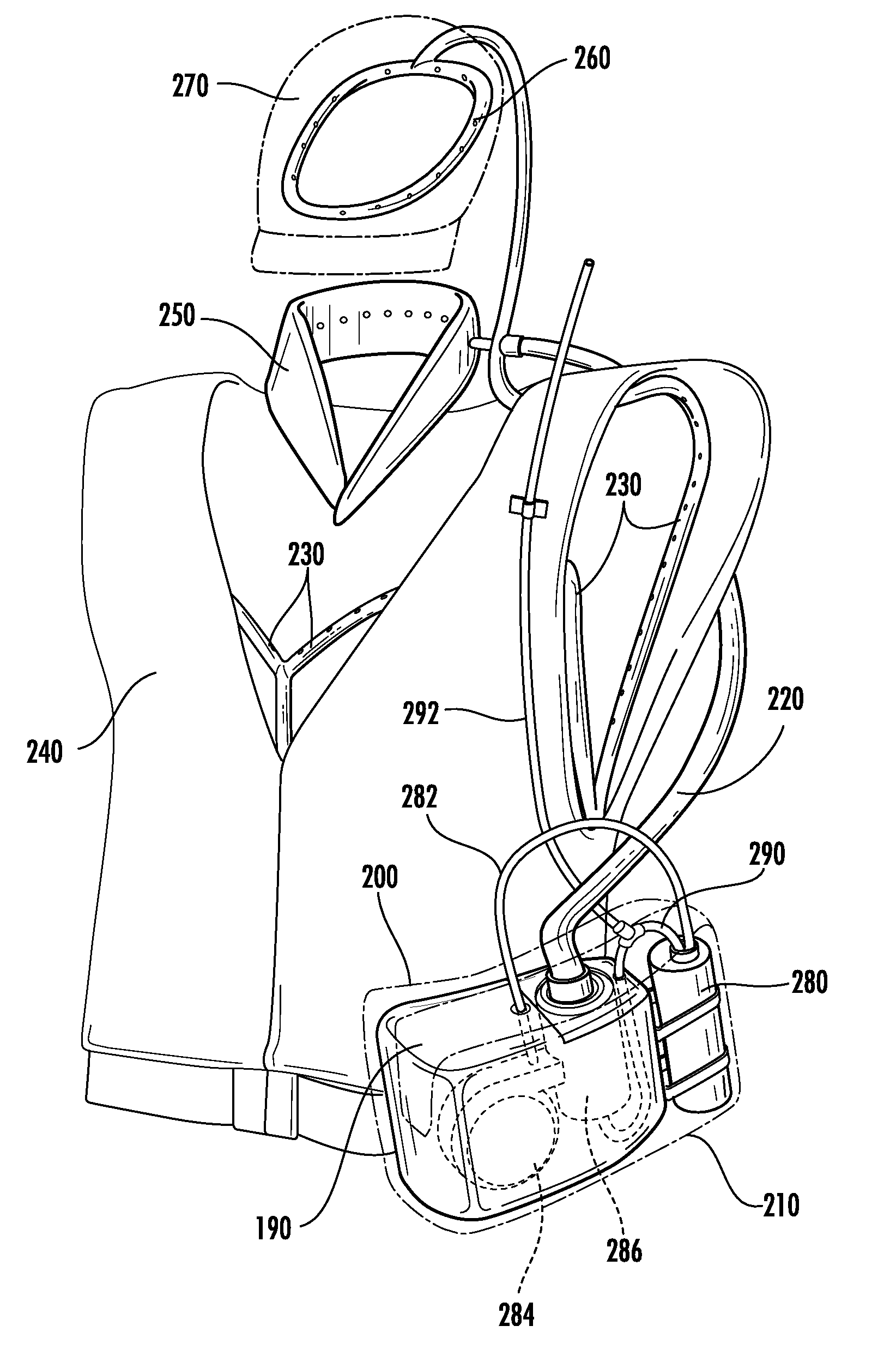 Wearable personal air conditioning system