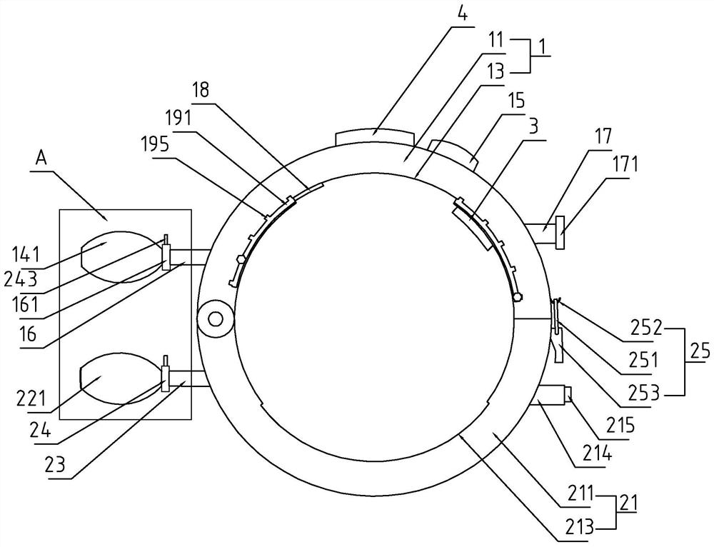 A device for pressing the puncture site after cerebrovascular intervention