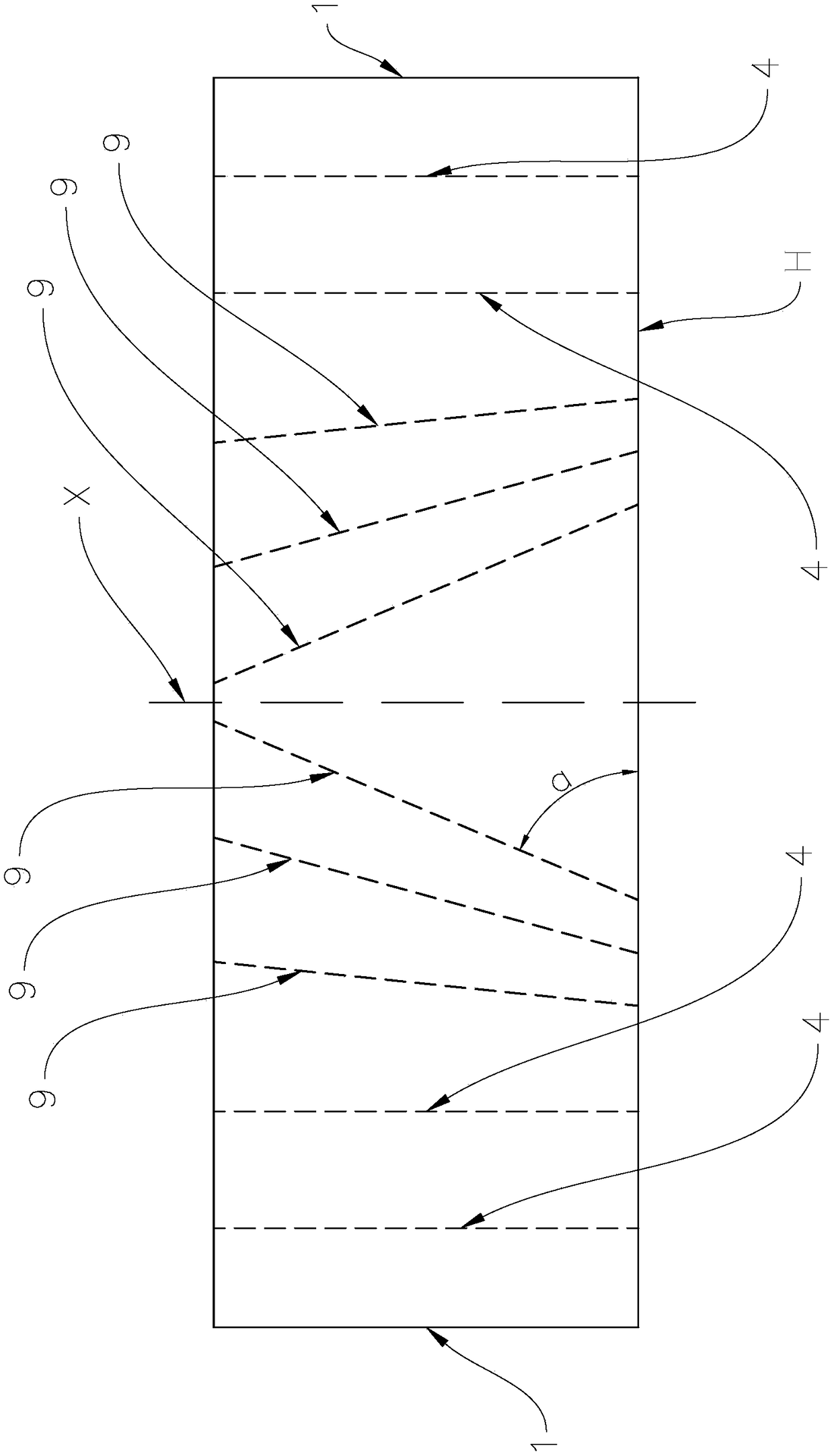 Tunnel hole distributing explosion method