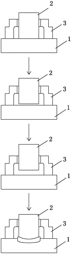 Stud welding method of amorphous alloy