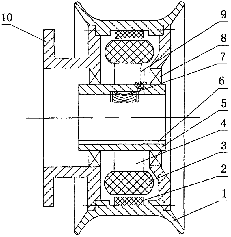 Electric automobile chassis of employing live axle hub motor as driving wheel