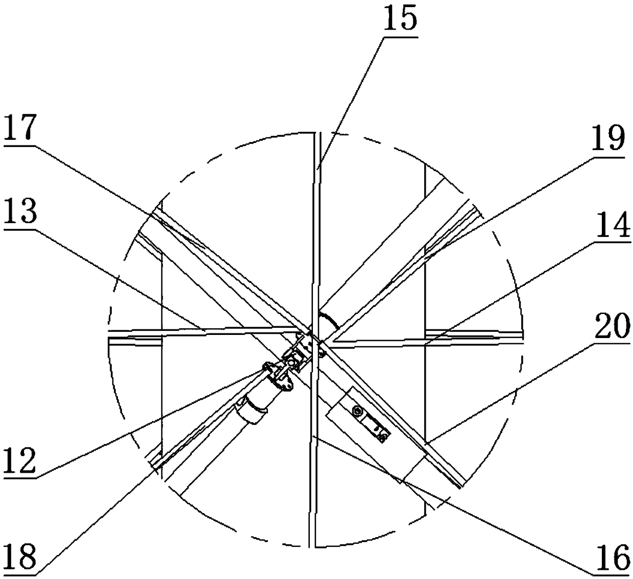 Stretch-draw type expansible space capsule section skeleton structure