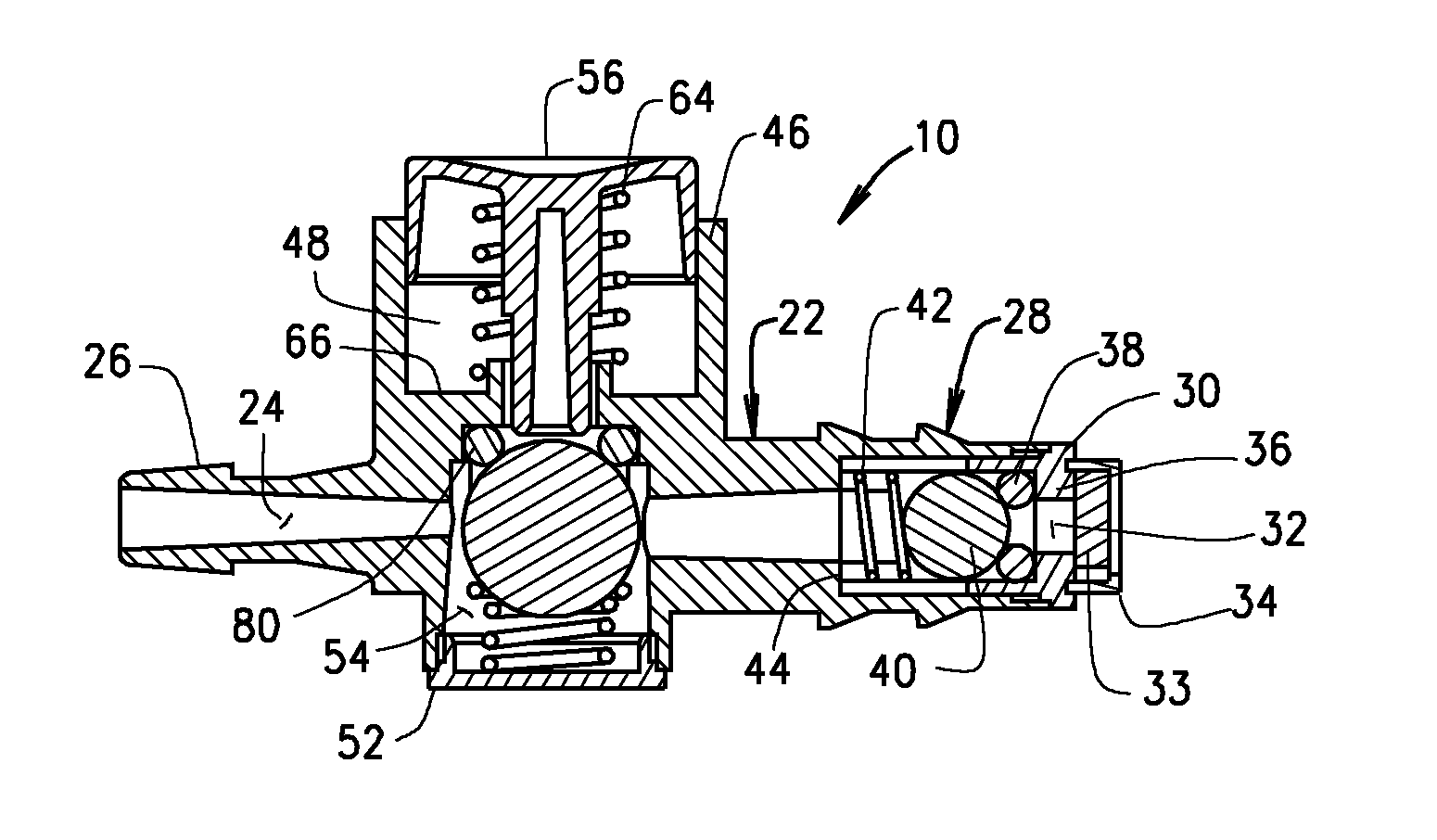 Release valve for inflatable seat cushion