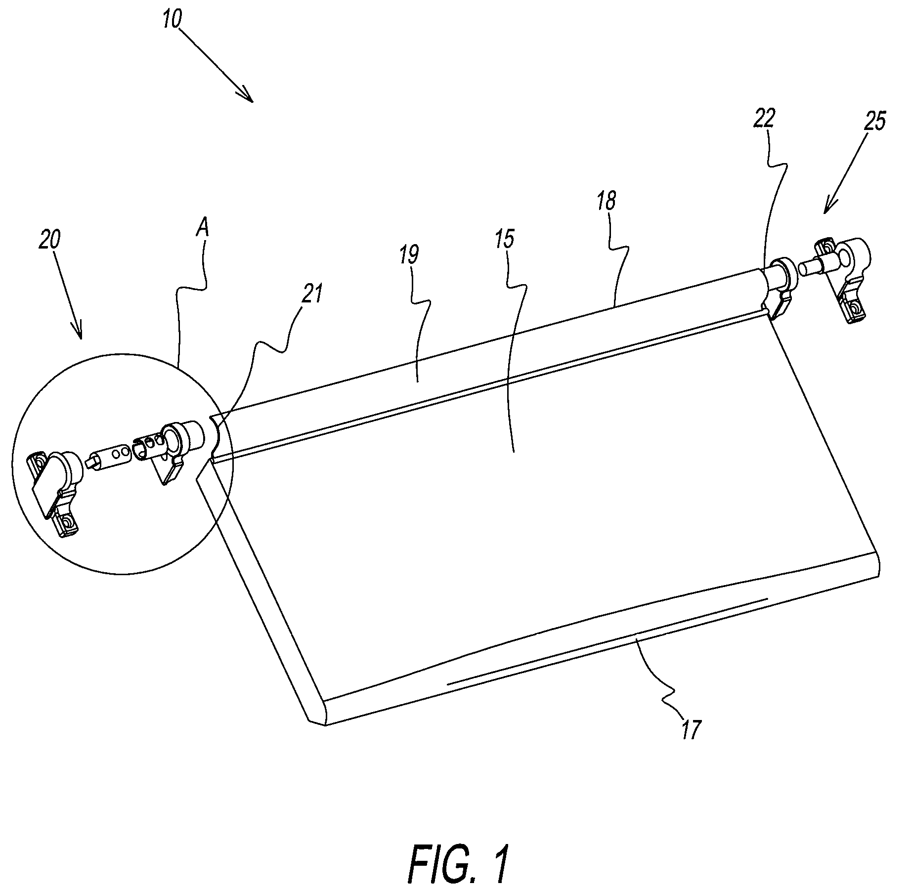 Door assembly for ice storage bin