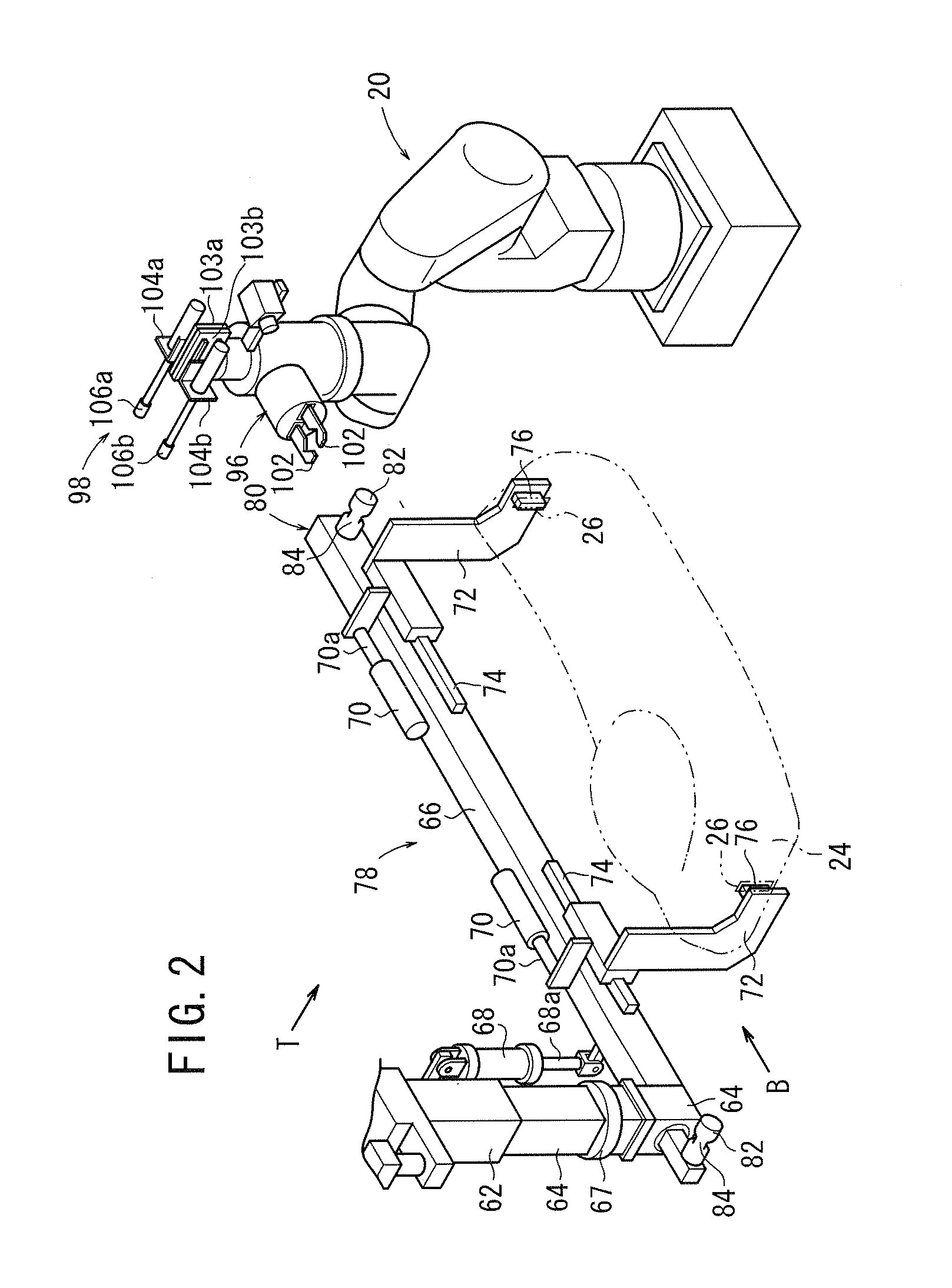 Device and method for mounting vehicle instrument panel