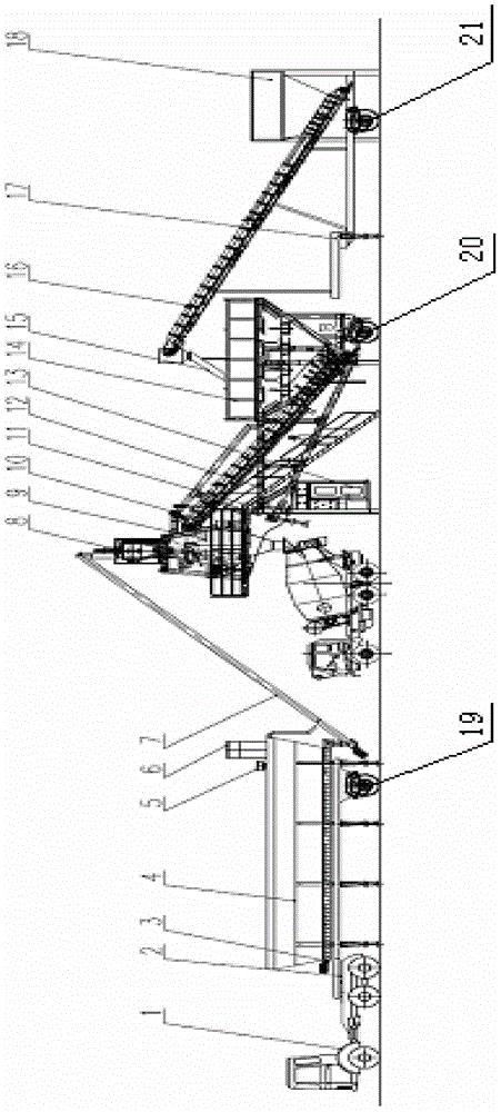 Novel full-movement easy-disassembly-assembly concrete stirring station and transport method thereof