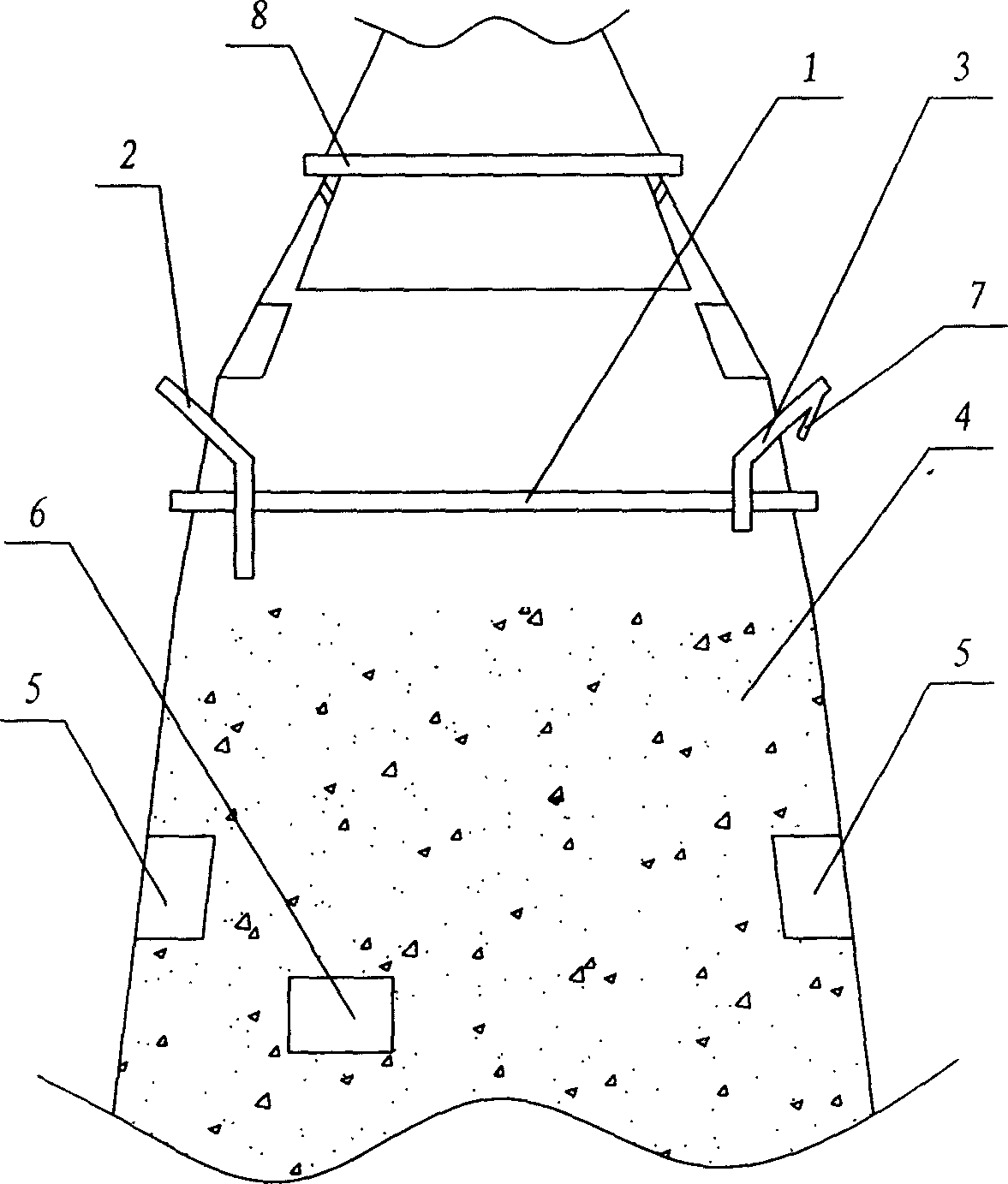 Blast furnace soaking furnace examination and repair method