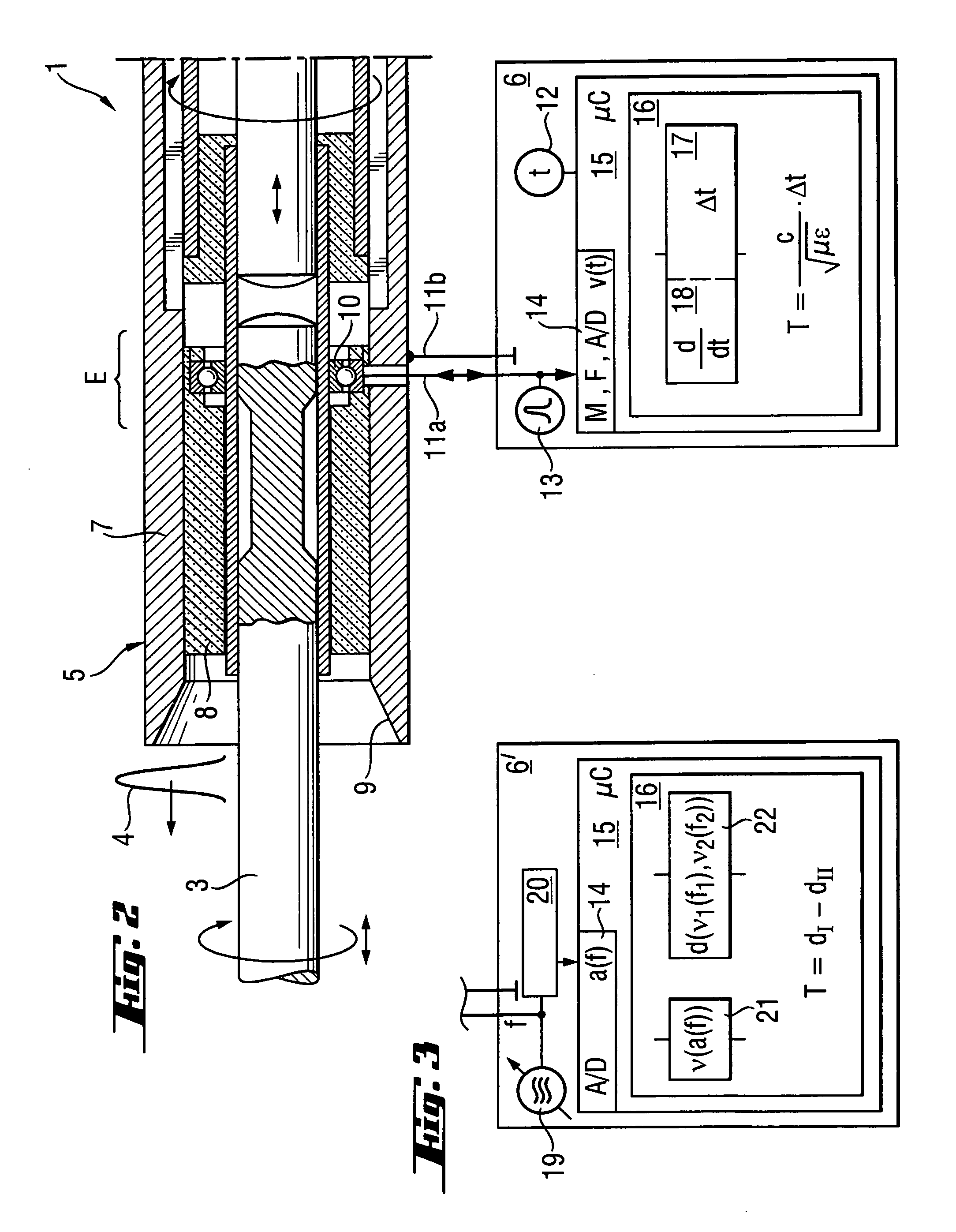 Power tool with measurement of a penetration depth of a working tool