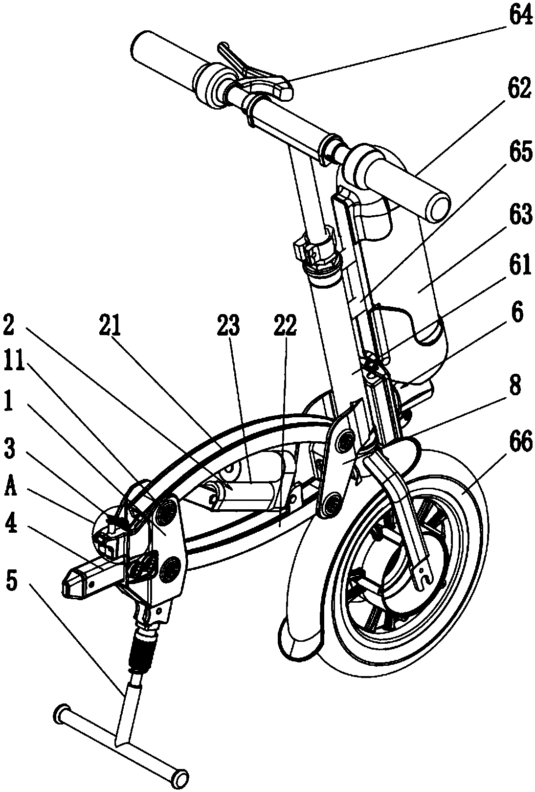 Electric quick-connect device and electric disabled vehicle