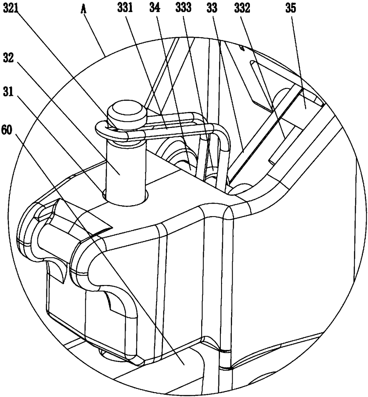 Electric quick-connect device and electric disabled vehicle