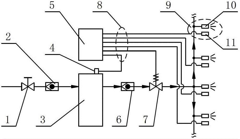 A system and a method for active fire extinguishing and explosion suppression in coal mine workplaces