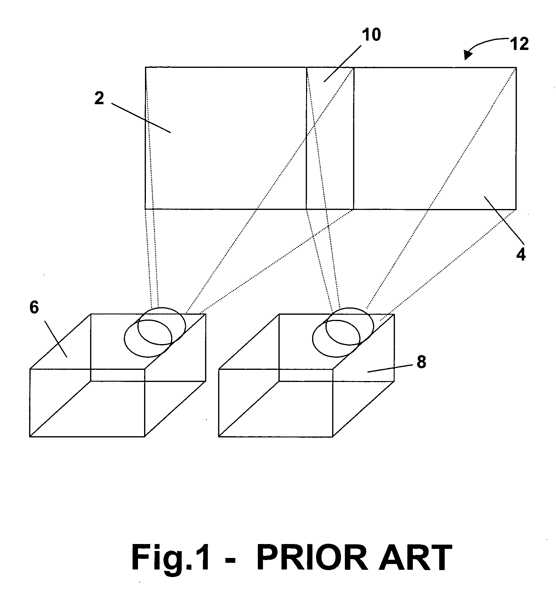 Optical and electrical blending of display images