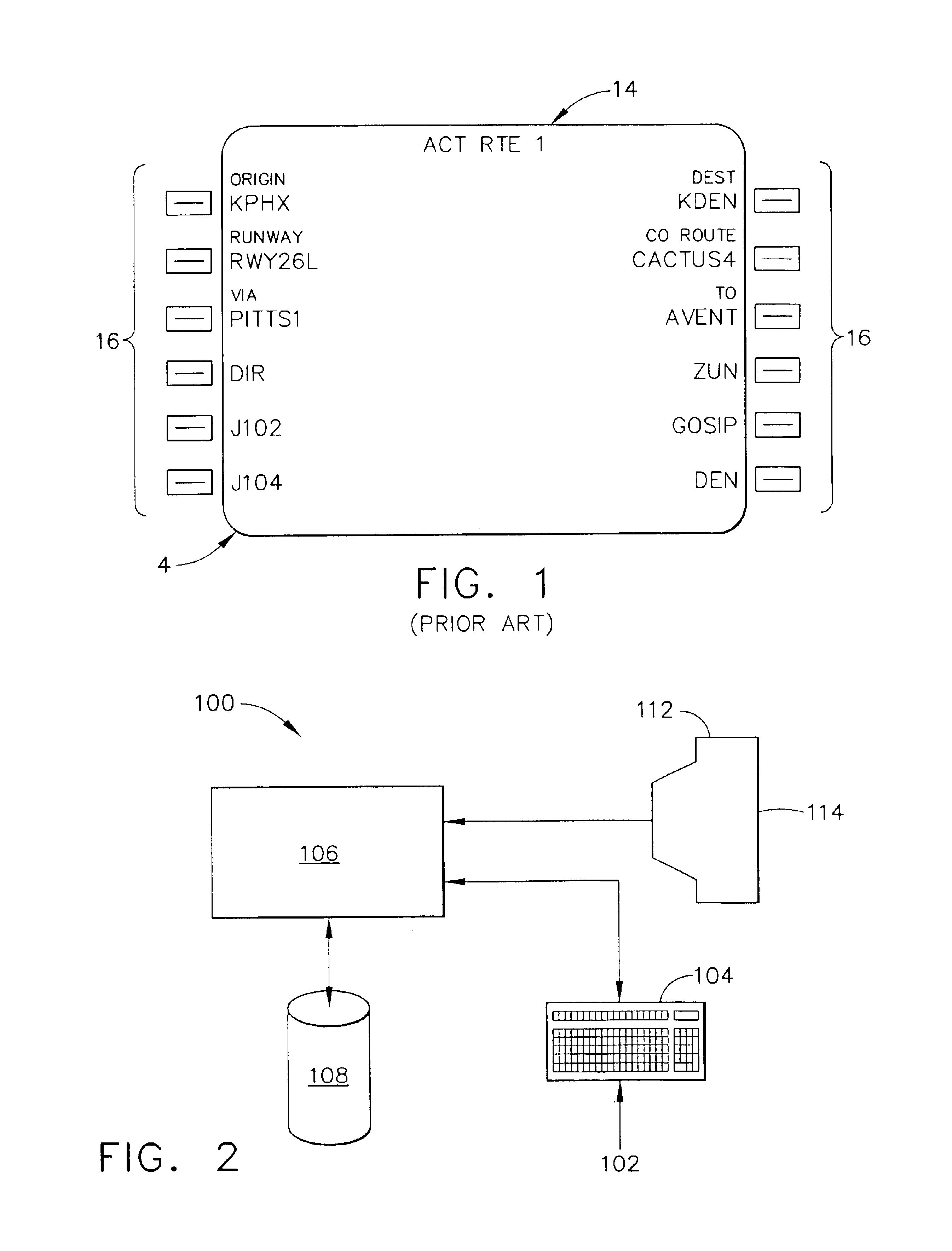 Method and system for entering data within a flight plan entry field