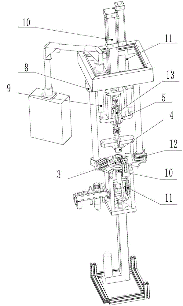 Axial clearance measuring apparatus of rotor of automobile cooling fan motor