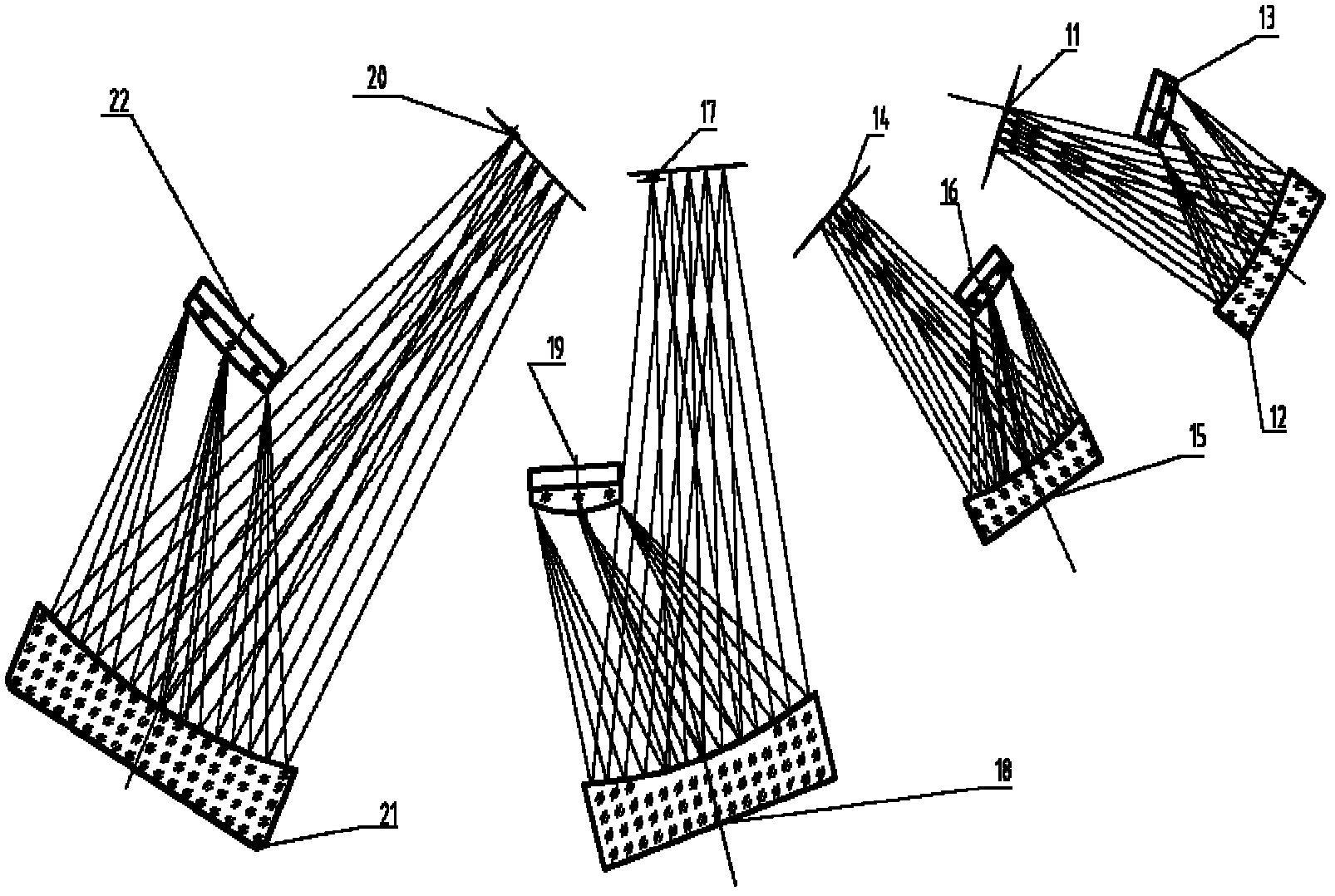 Optical system of satellite-borne differential absorption spectrometer