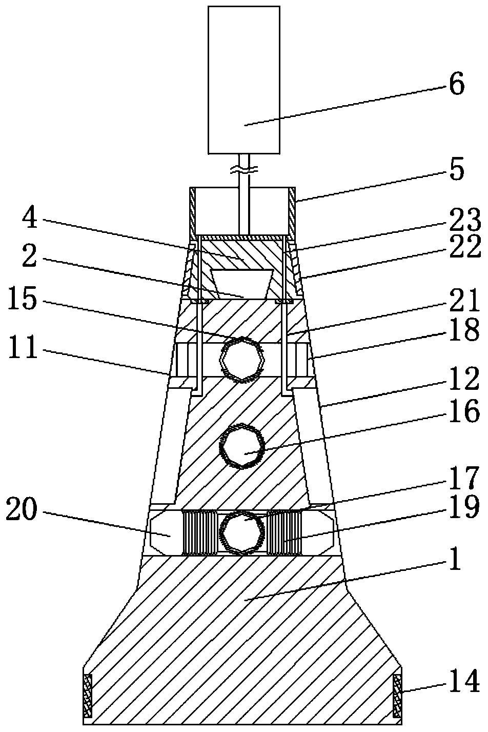 Prefabricated municipal engineering isolation belt