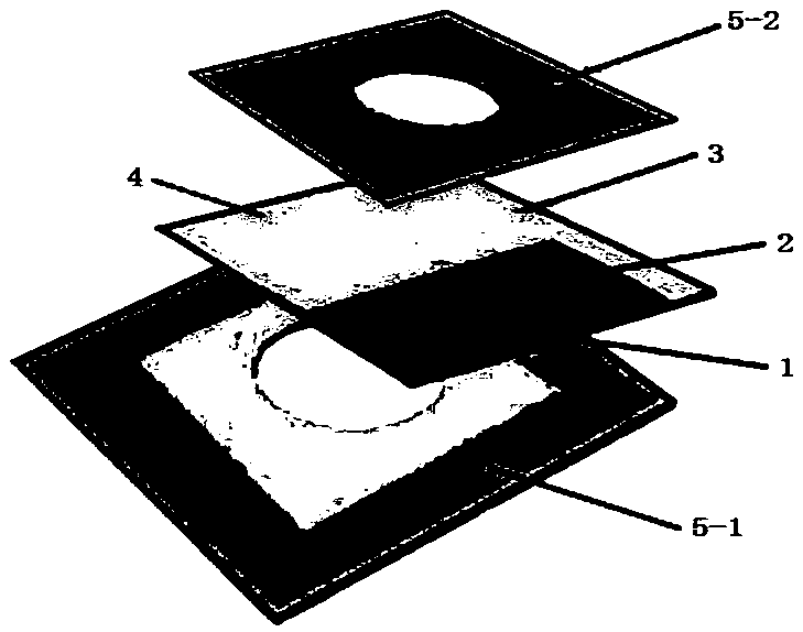 Dry chemistry hydrogen peroxide detecting method based on heme hexapeptide