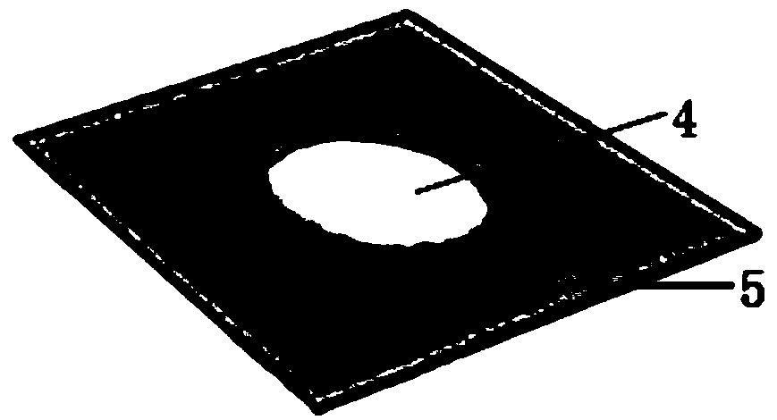 Dry chemistry hydrogen peroxide detecting method based on heme hexapeptide