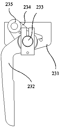 Bag bottom corner positioning and forming device and packaging bag production line