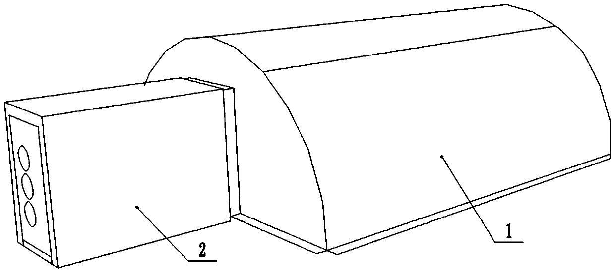 Isolation system for emergency rescue movable hospital