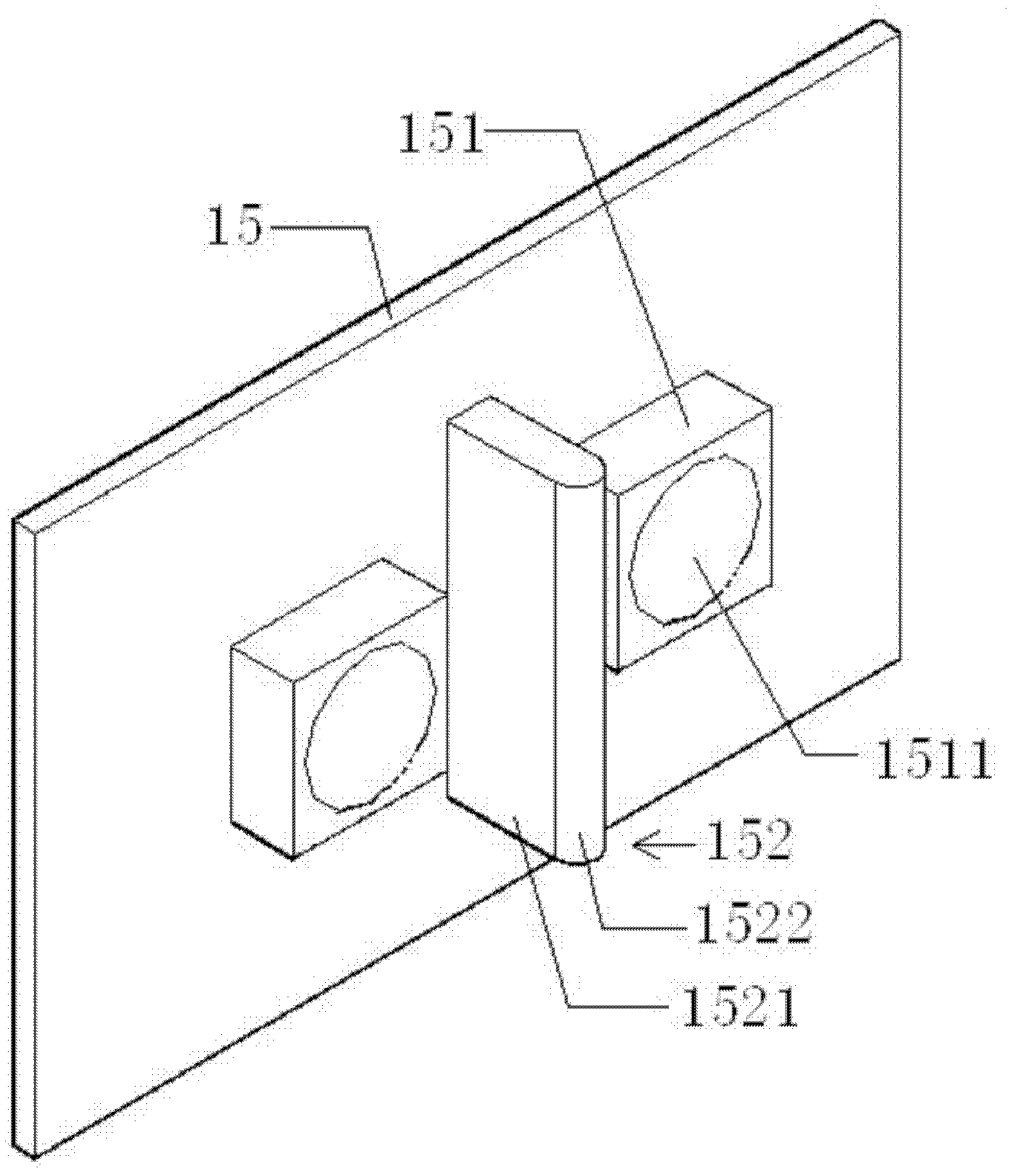 Mobile phone side key device and mobile phone