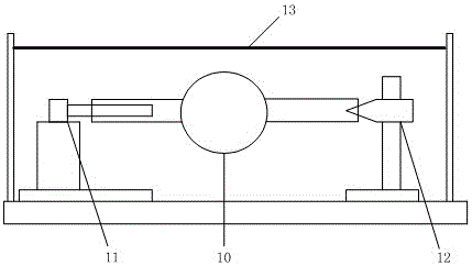 A kind of spraying method of carbon-doped coating on spherical surface