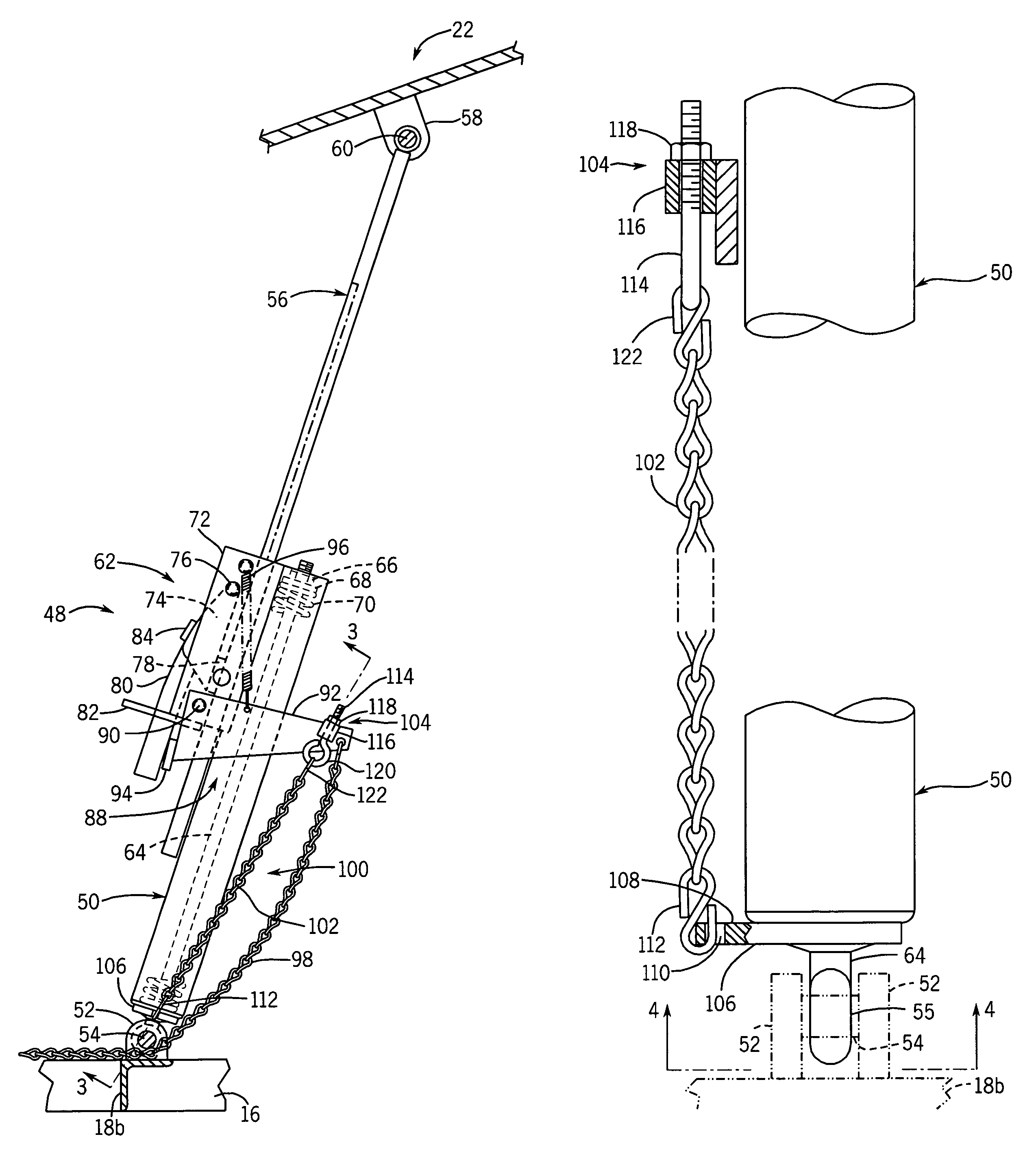 Dock leveler assembly with adjustable automatic release