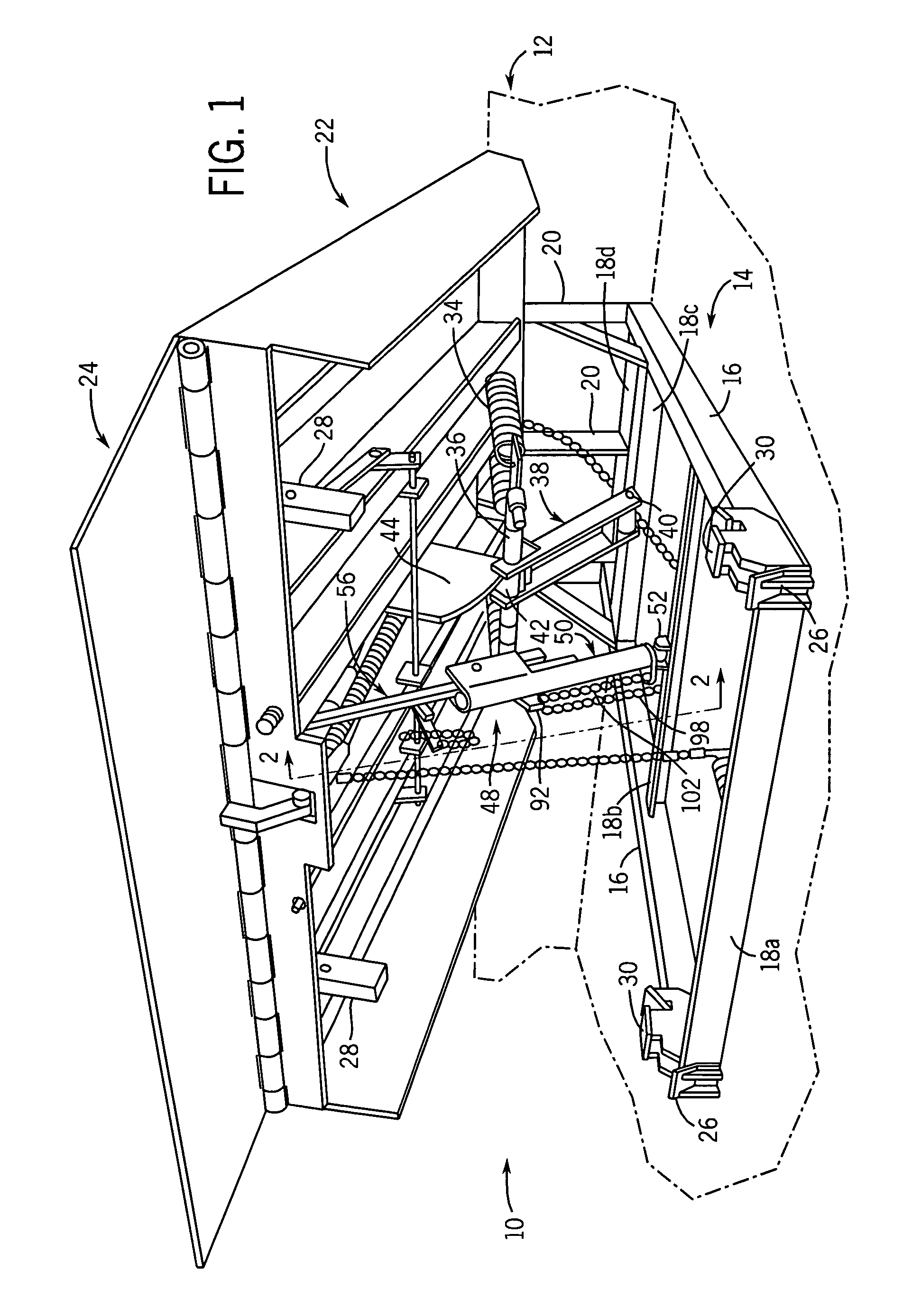 Dock leveler assembly with adjustable automatic release