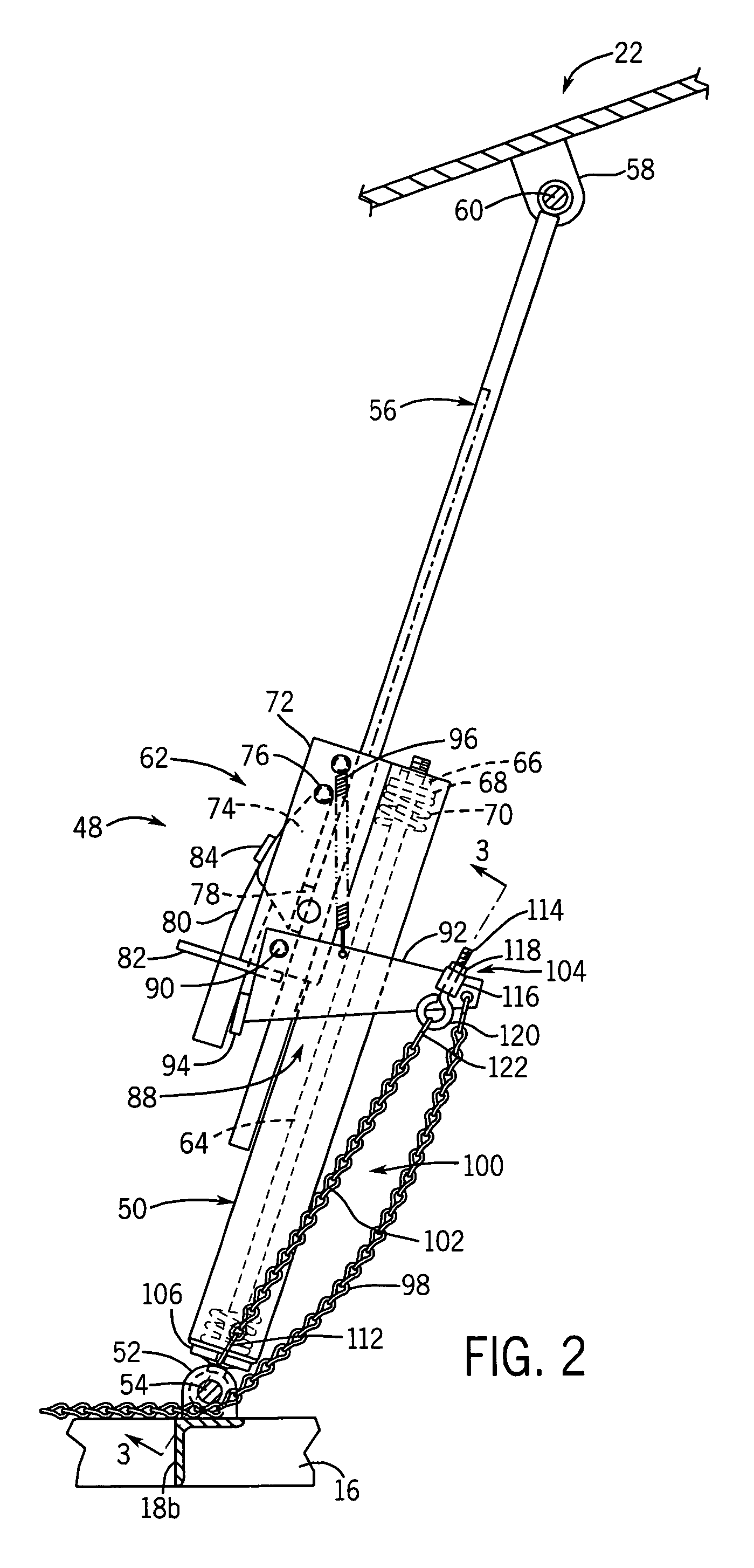 Dock leveler assembly with adjustable automatic release