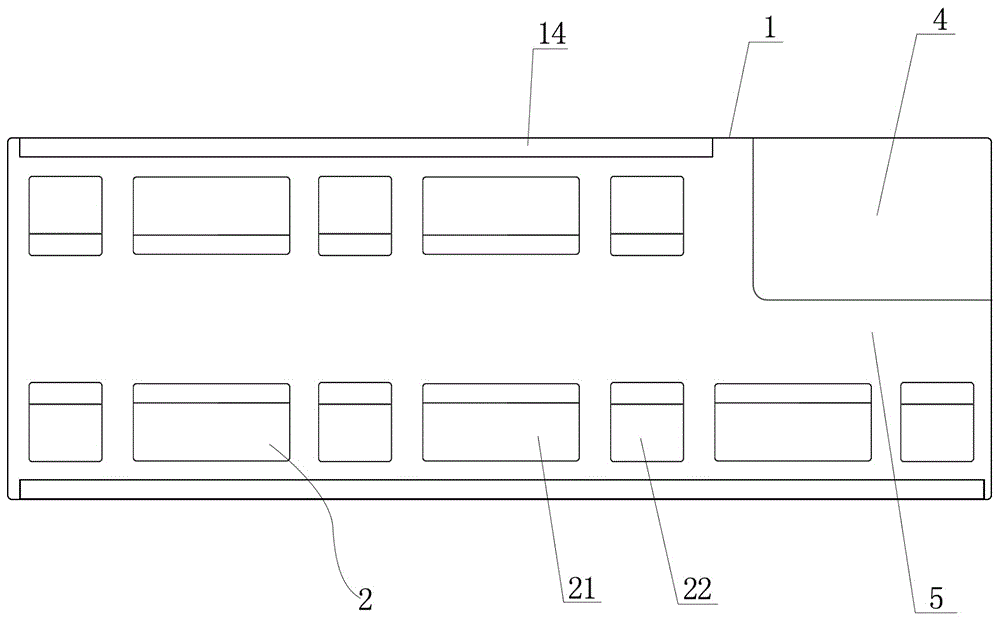 Full-view tourist train compartment