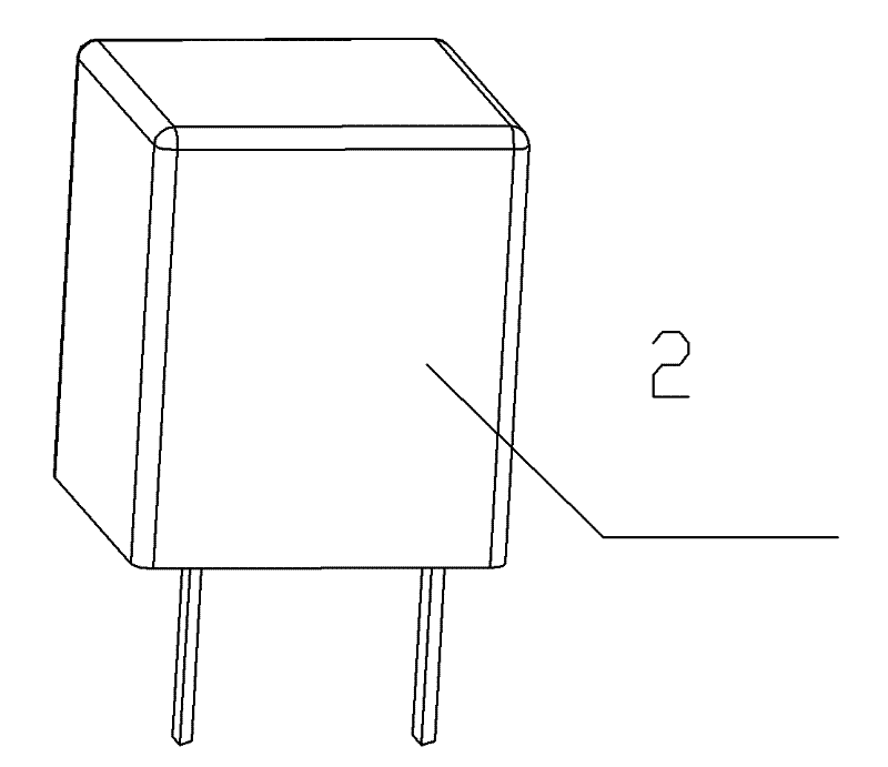 Detachable structure of bus electrolytic capacitor of photovoltaic inverter