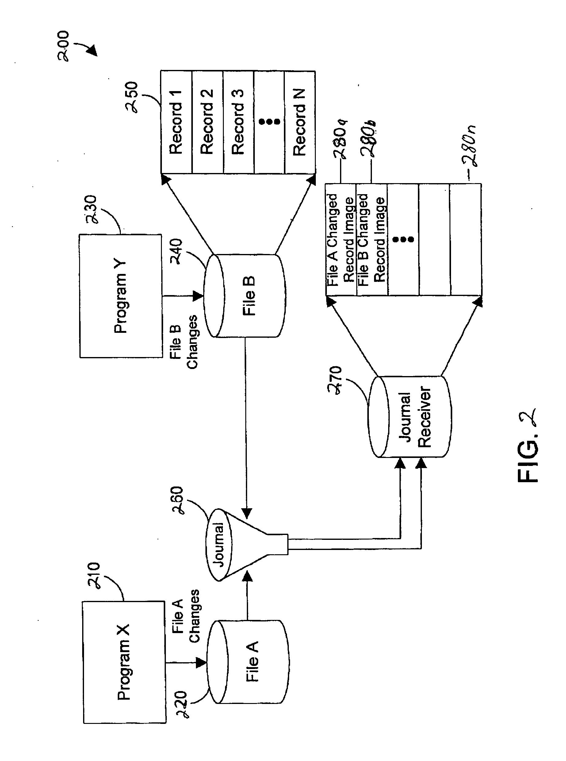 Virus scanner for journaling file system