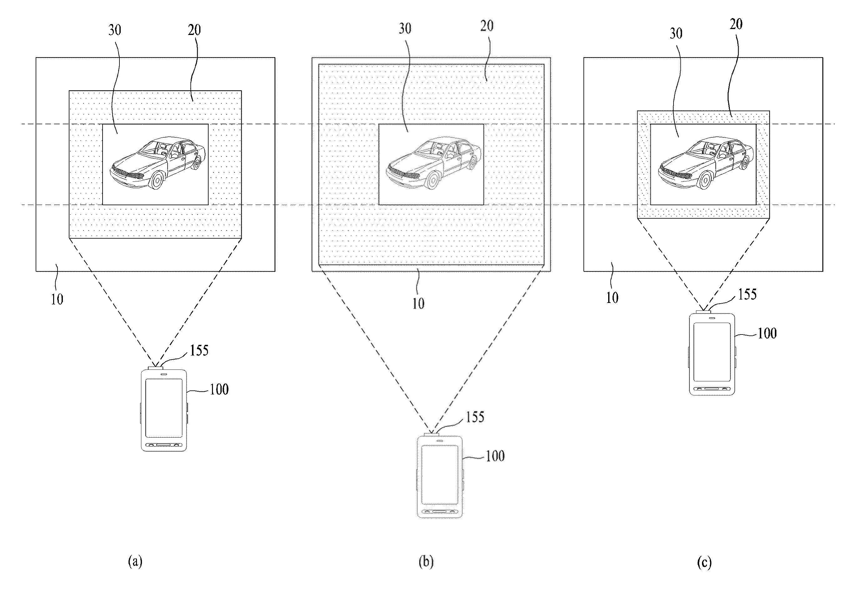 Mobile terminal with image projector and method of stabilizing image therein