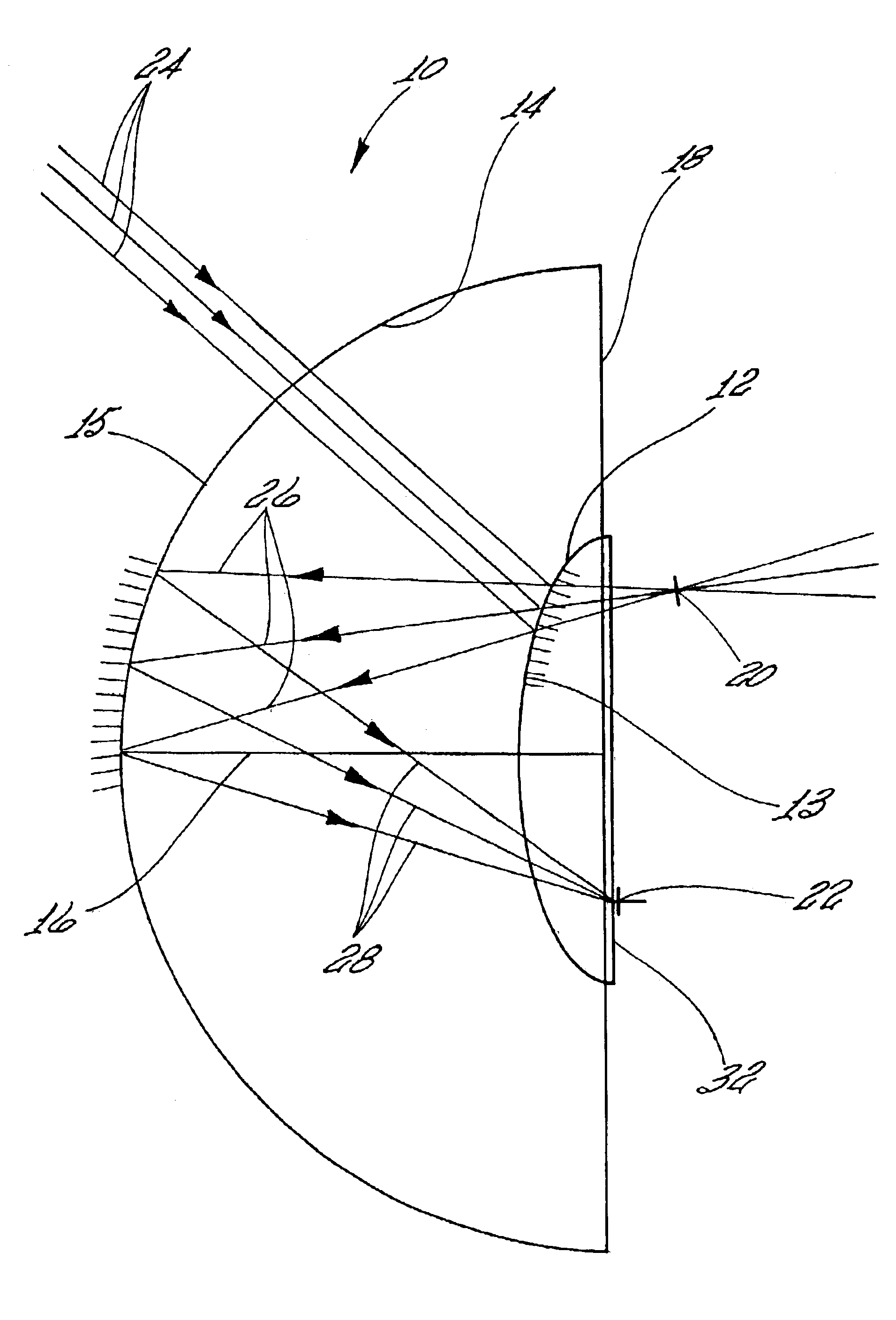 Confocal ellipsoidal mirror system for wide field of view imaging