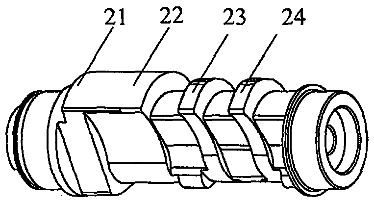 A device for controlling the reaction of a microfluidic chip with a camshaft