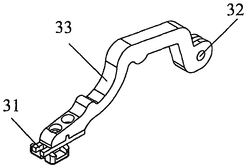 A device for controlling the reaction of a microfluidic chip with a camshaft