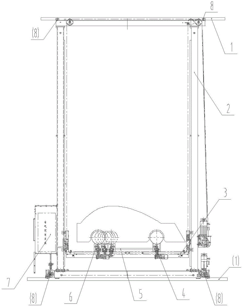 Automobile storage and fetch apparatus for stereo garage