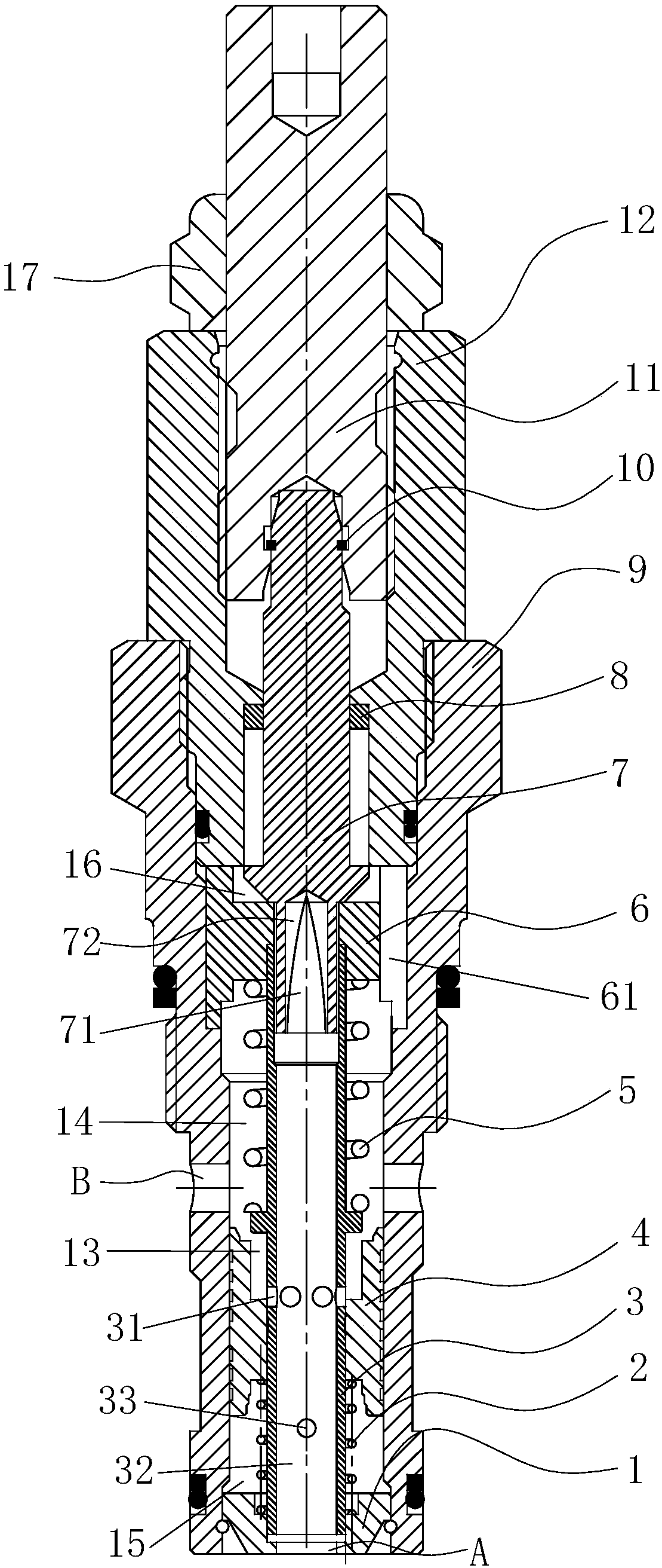 Two-way single-direction speed regulating valve